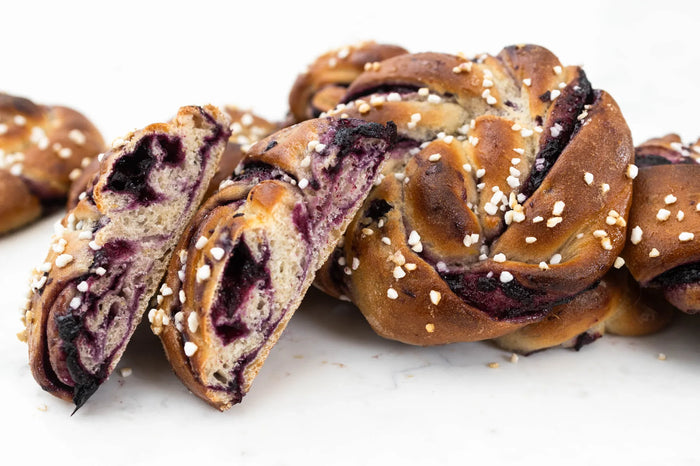 Blueberry Knots by Crumble Crate