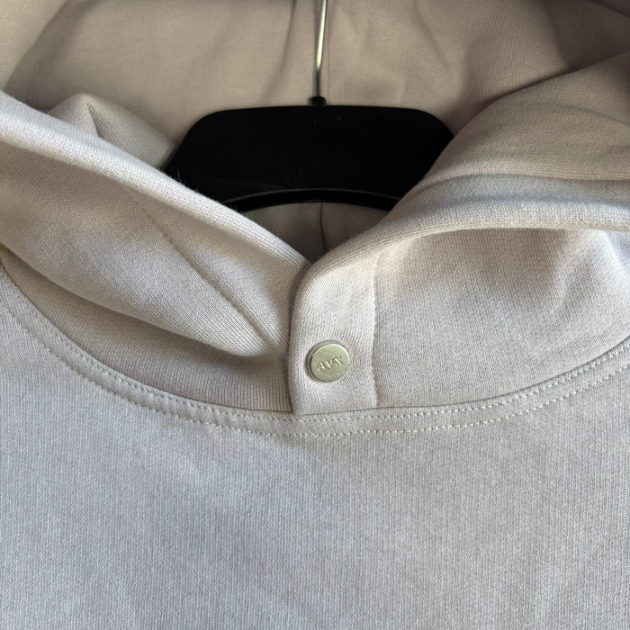 BNWT AVX Avirex Dept Vital Hoodie Lilac Embroidered Logo Oversized Heavyweight M