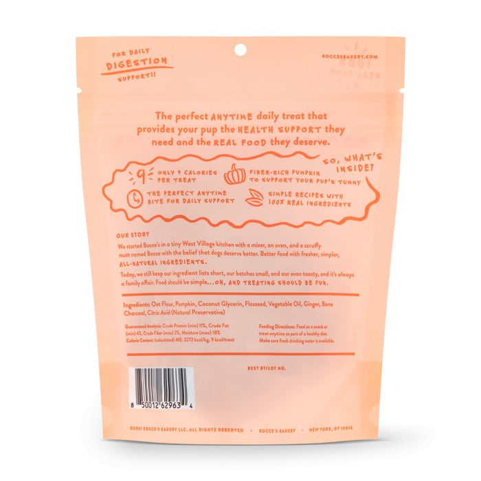 Bocce's Bakery Dailies Bye Bye Stinkies Pumpkin + Ginger Recipe Dog TreatsDog TreatsFound My Animal