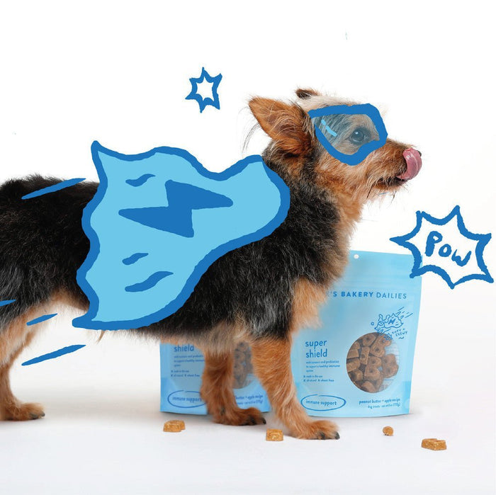 Bocce's Bakery Dailies Super Shield Peanut Butter + Apple Recipe Dog TreatsDog TreatsFound My Animal
