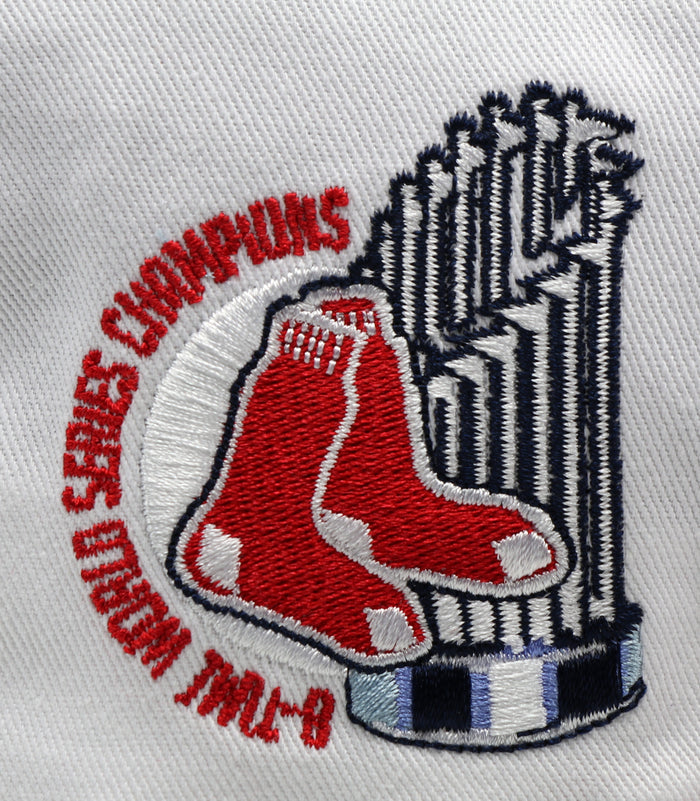 BOSTON REDSOX (8X CHAMPIONS) NEW ERA 59FTFTY FITTED( SKY BLUE UNDER VISOR)