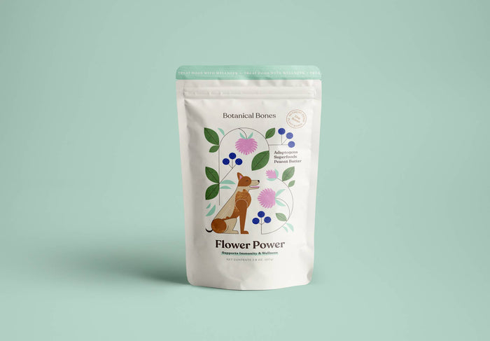 Botanical Bones - Flower Power Cookies - All Natural, Organic Dog TreatsDog TreatsFound My Animal