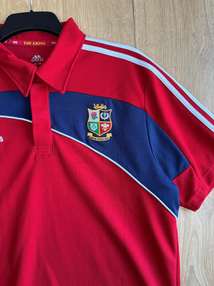 Adidas British & Irish Lions 2009 Polo Shirt Rugby South Africa Climacool Size L