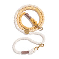 Butterscotch Cotton Rope Dog Leash by Found My Animal | Adjustable & Secure Bolt SnapShop LeashesFound My AnimalS