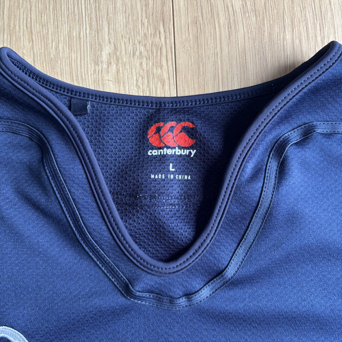 Canterbury Vapodri Rugby Training Shirt Navy Blue Large