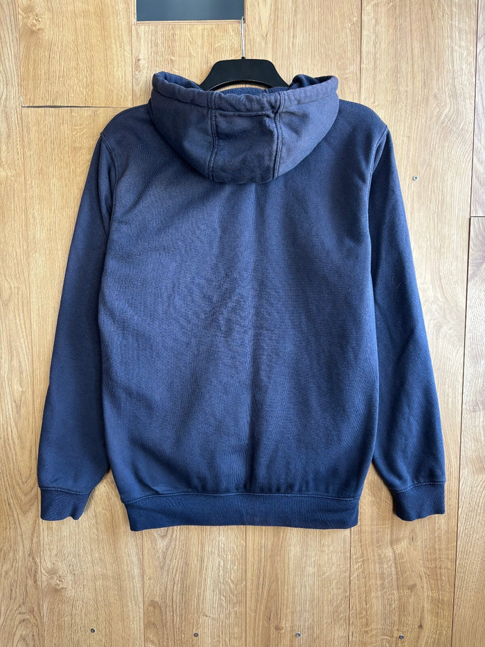 Carhartt Rain Defender Hoodie Navy Blue Loose Fit Pullover Hooded Sweatshirt S