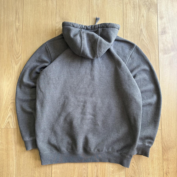 Carhartt Spell Out Sherpa Lined Hoodie Grey