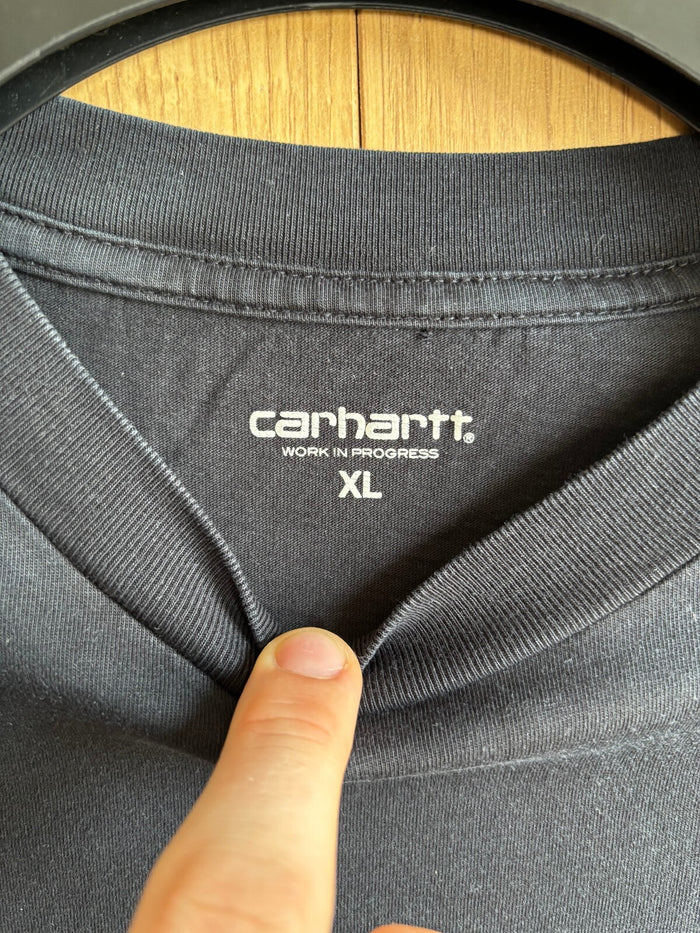 Carhartt WIP Black Graphic T Shirt XL Cotton Short Sleeve