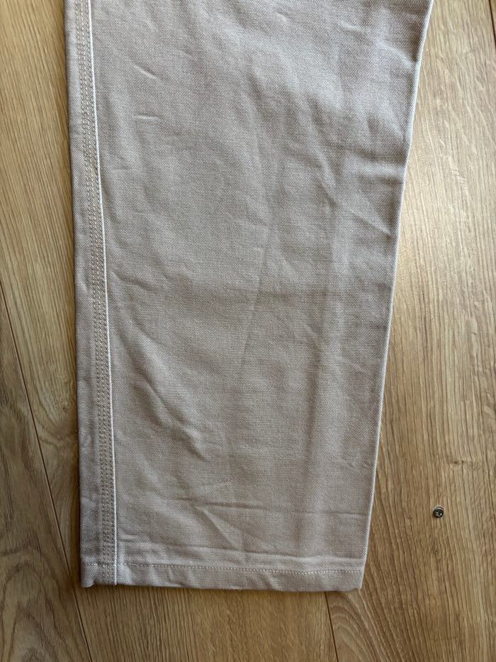 Carhartt WIP Single Knee Canvas Carpenter Work Pants Beige W27 L32
