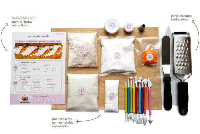 Carrot Cake Roulade by Crumble Crate