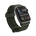 catalyst apple watch series 9 8 7 6 5 4 se gen 2 1 38 40 41mm sports band with apple connector front view apple watch with sports band army green