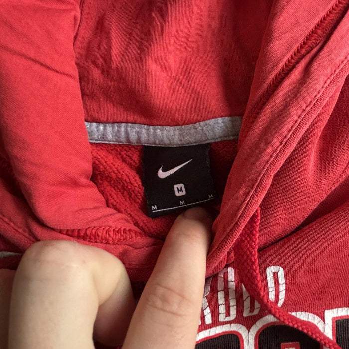 Nike Chardon Schools Hoodie Red Swoosh Spellout
