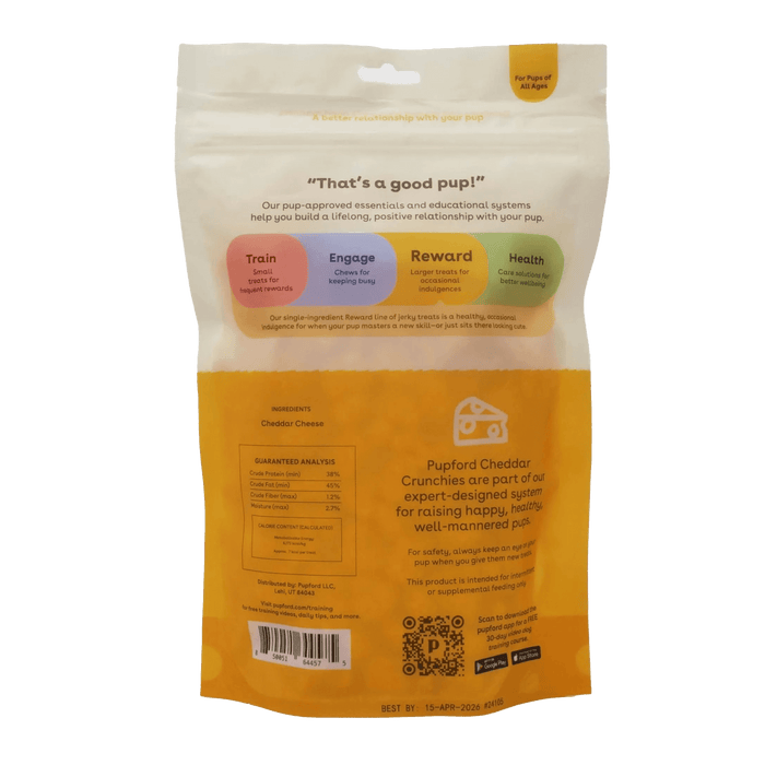 Cheddar Crunchies 7.5 ozDog TreatsFound My Animal