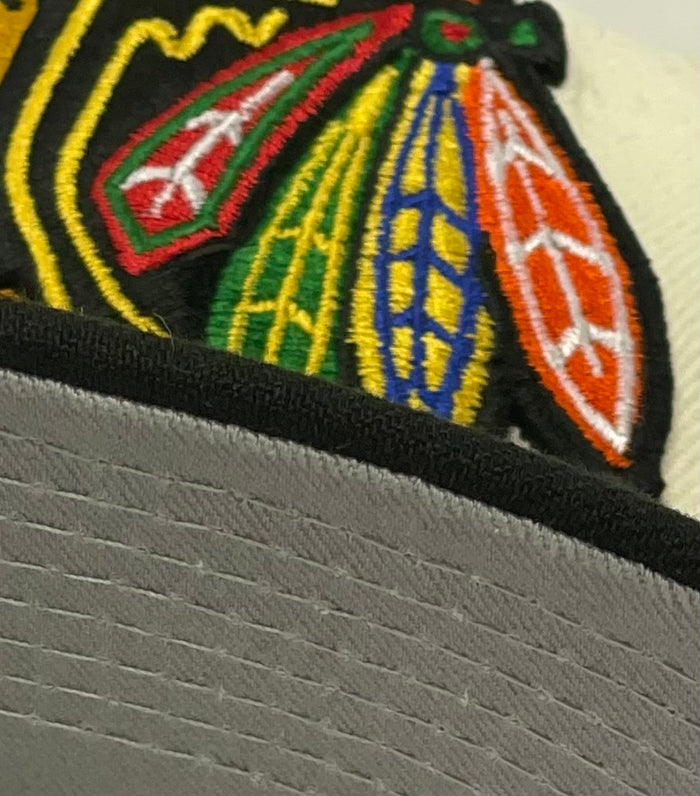 CHICAGO BLACKHAWKS (OFF-WHITE)(75TH ANNIVERSARY) 59FIFTY FITTED