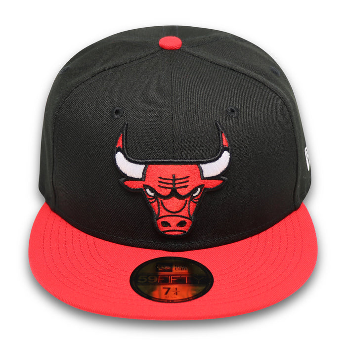 CHICAGO BULLS 2-TONE  (BLACK/RED) 59FITY NEW ERA FITTED