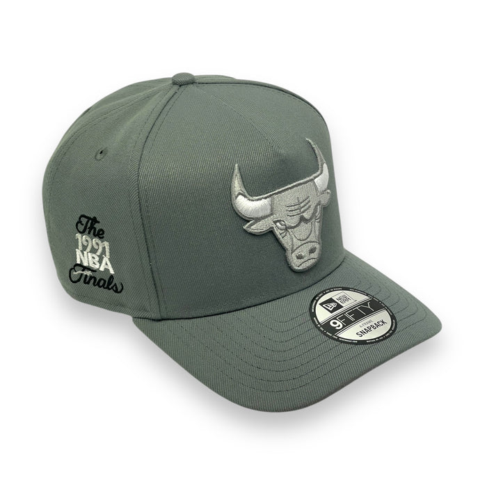 CHICAGO BULLS (GREY) (1991 NBA FINALS) "9FIFTY AFRAME" NEW ERA SNAPBACK