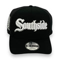 CHICAGO WHITESOX (BLACK) (95TH ANN) "9FIFTY AFRAME" TRUCKER NEW ERA SNAPBACK