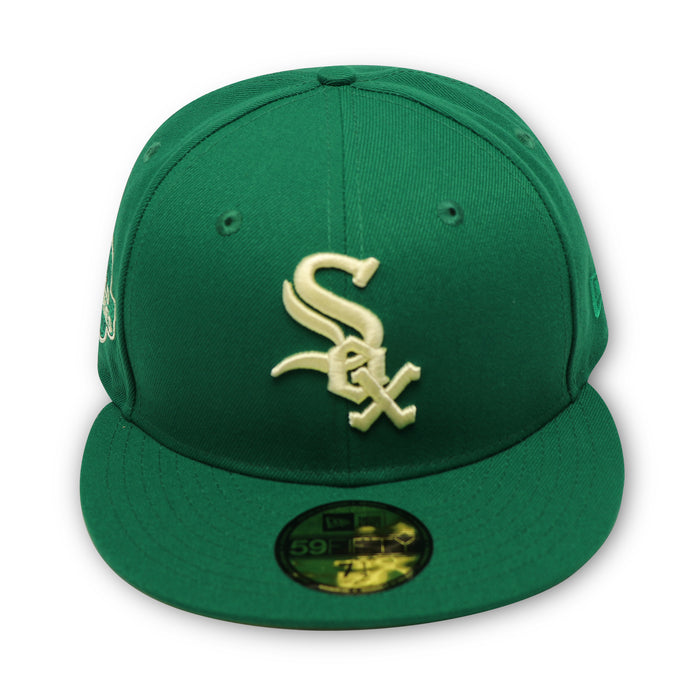 CHICAGO WHITESOX (GREEN) "2005 WORLDSERIES" NEW ERA 59FIFTY FITTED ( LEMON UNDER VISOR