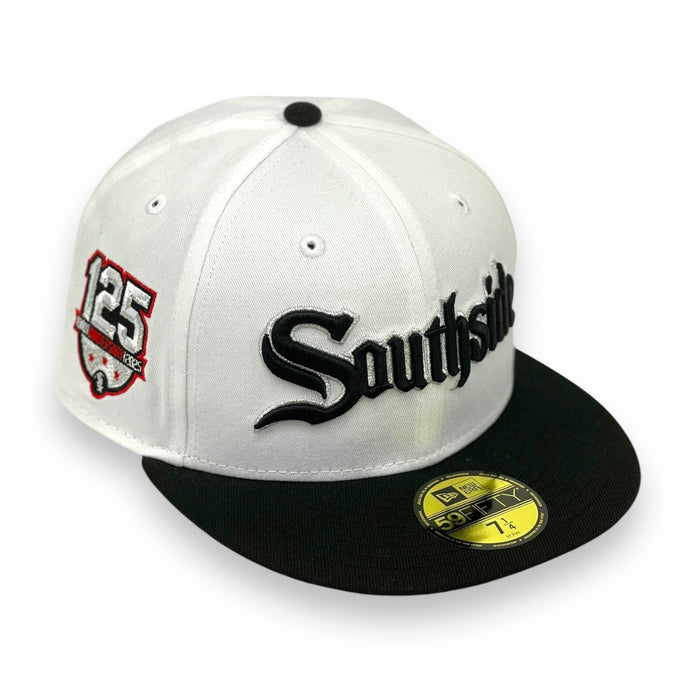 CHICAGO WHITESOX (WHITE) (125TH ANN) " 1901-2025" NEW ERA 59FIFTY FITTED