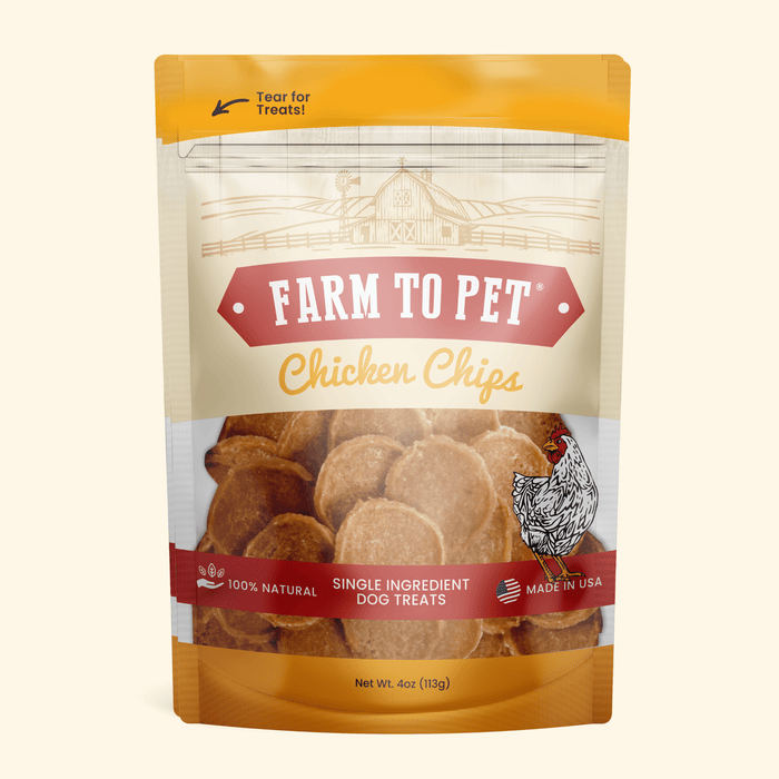 Chicken Chips for Dogs | All-Natural Single-Ingredient Dog TreatsDog TreatsFound My AnimalStandard 4oz