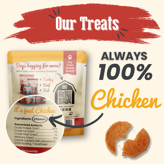 Chicken Chips Snack Pack Bundles | Dog Party Favors & Training TreatsDog TreatsFound My Animal6 Pack