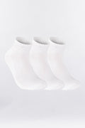 CITY LAB ANKLE WHITE SOCK - (3 PACK)