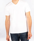 CITY LAB ICE WHITE V-NECK T-SHIRT
