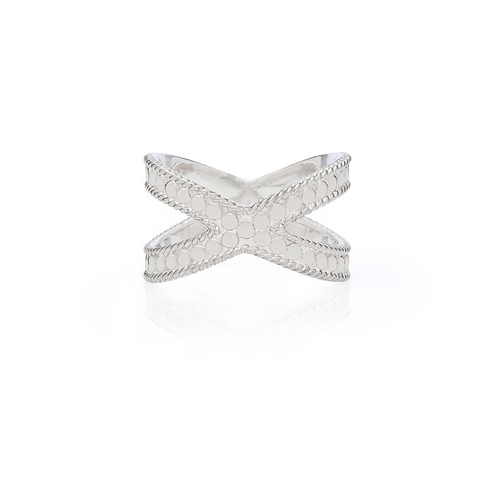 Classic Cross Ring - Silver