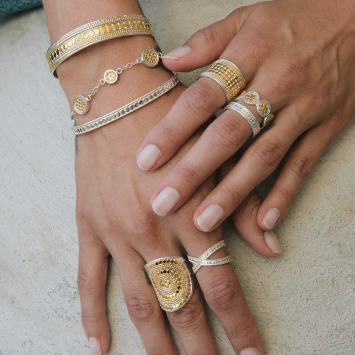 Classic Cross Ring - Silver