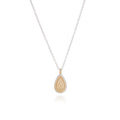 Classic Teardrop Pendant Necklace - Reversible