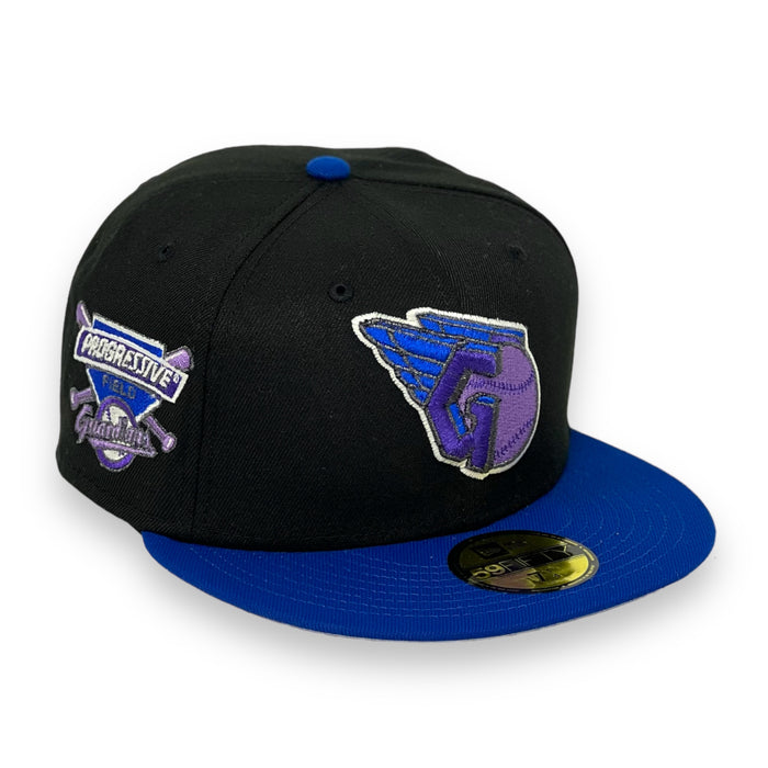 CLEVELAND GUARDIANS (BLACK) (PROGRESSIVE FIELD) NEW ERA 59FIFTY FITTED (GLOW IN THE DARK)