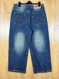Cold Culture Baggy Blue Denim Jeans XL Wide Leg Carpenter Skater