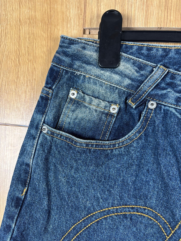 Cold Culture Baggy Blue Denim Jeans XL Wide Leg Carpenter Skater