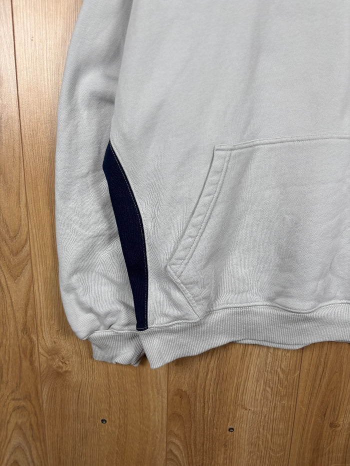 Cold Culture Worldwide Rose Hoodie Grey Oversized Pullover Size S