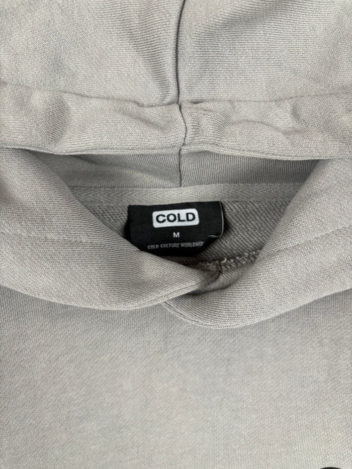 Cold Culture x Black Dice Grey Graphic Hoodie Size Medium