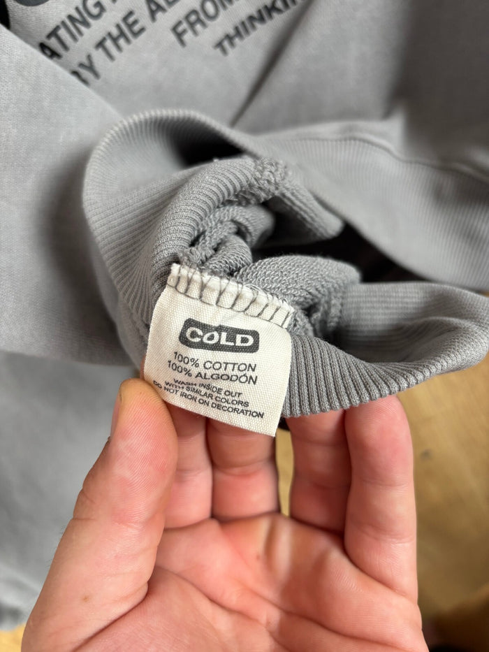 Cold Culture x Black Dice Grey Graphic Hoodie Size Medium