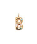 Confetti Letter “B” Charm