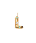 Confetti Letter “L” Charm