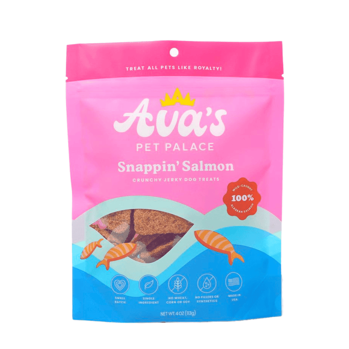 Crunchy Jerky Dog Treats - Snappin' SalmonDog TreatsFound My Animal