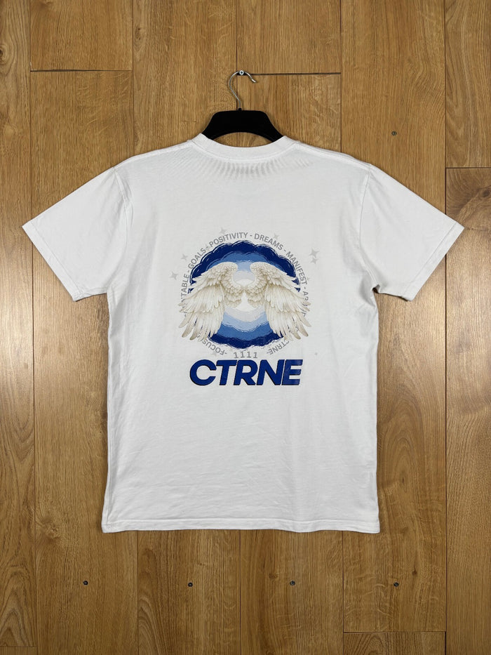 CTRNE Angel Wings Graphic T Shirt White Medium