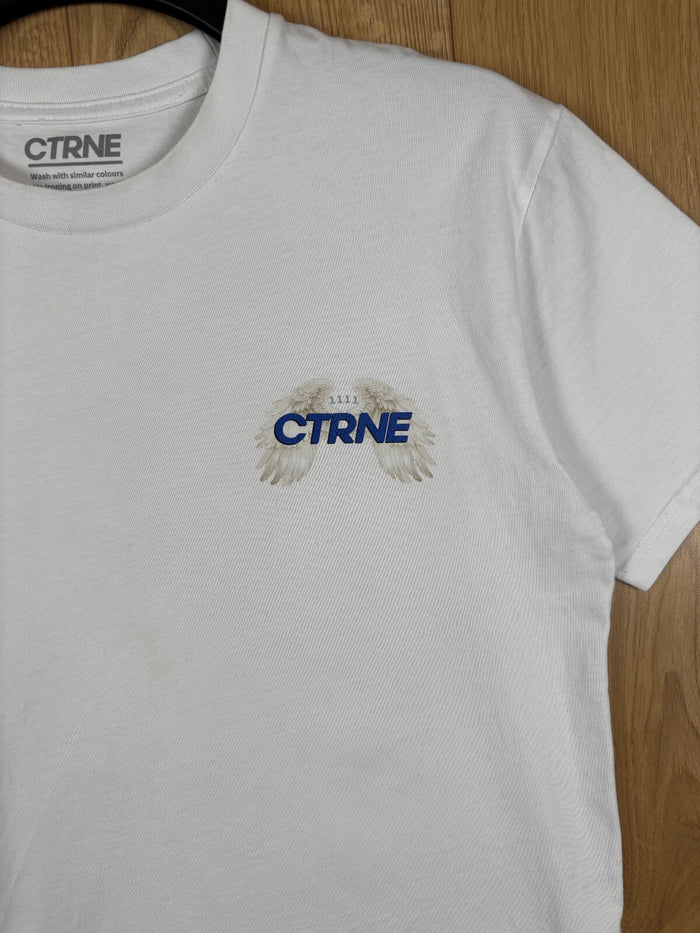 CTRNE Angel Wings Graphic T Shirt White Medium