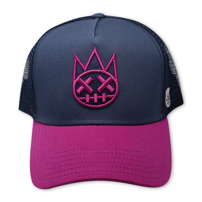 CULT MESH TRUCKER (NAVY/PINK) SNAPBACK