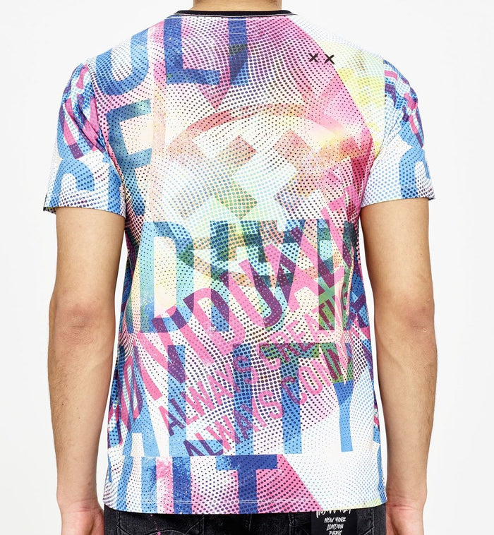 CULT " PARADISE" IN MULTI TEE
