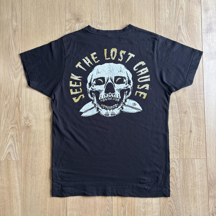 Cutback Co Skull Graphic T Shirt Black Medium