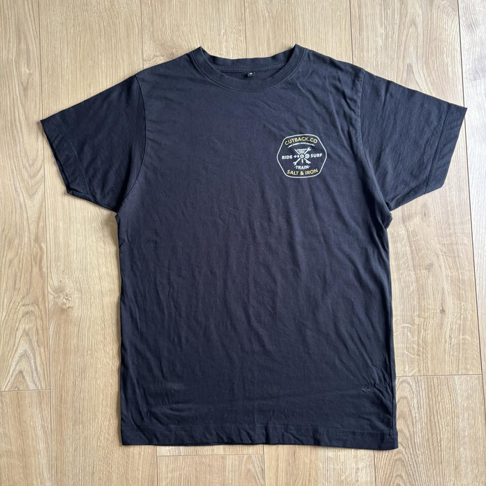 Cutback Co Skull Graphic T Shirt Black Medium