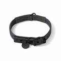 Dark Denim Cotton Canvas Cat & Dog Collar – Matte Black HardwareDog CollarsFound My AnimalXS