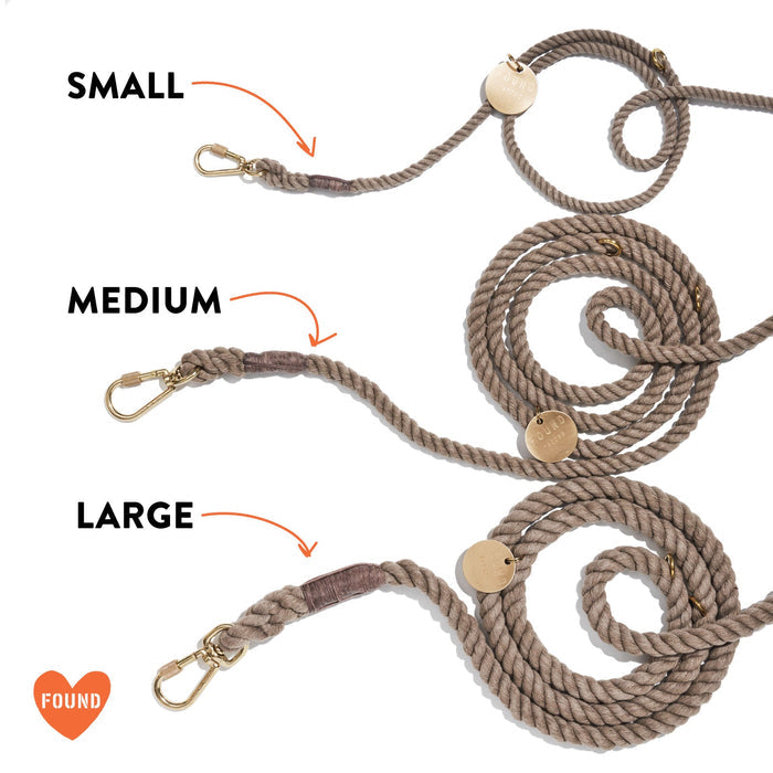 New! The Dioji Cotton Rope Dog Leash, Adjustable - Found My AnimalShop LeashesFound My AnimalS