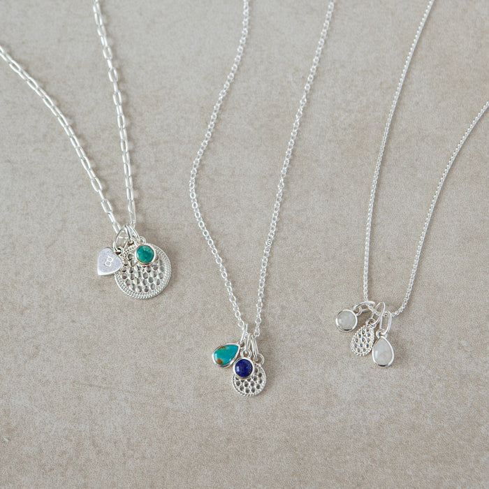 Delicate Charm Chain, Silver