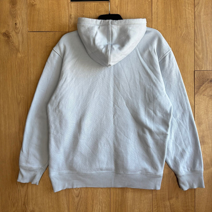Dickies Baby Blue Embroidered Gothic Logo Hoodie Pullover Streetwear Size M