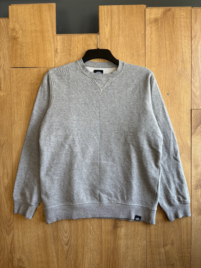 Dickies Grey Crewneck Sweatshirt Men's Medium Workwear Essential Jumper